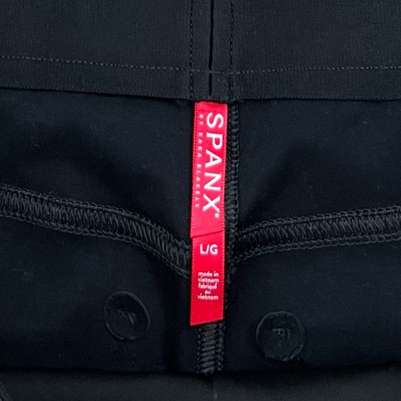 SPANX High Rise Leather Like Skinny Pants - Picture 5 of 8